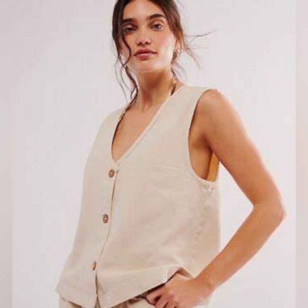 Free People So Fresh Vest - NWT!